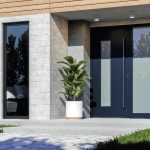 Uși de intrare din aluminiu pentru nZEB: cum scazi costul energetic al clădirii?