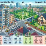 Casă sau apartament, în oraș? Avantaje, dezavantaje, provocări, costuri specifice